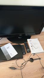 32 inch TV van LG met Sony DVD speler en Chromecast, Audio, Tv en Foto, Televisies, Ophalen, Gebruikt, 50 Hz, LG