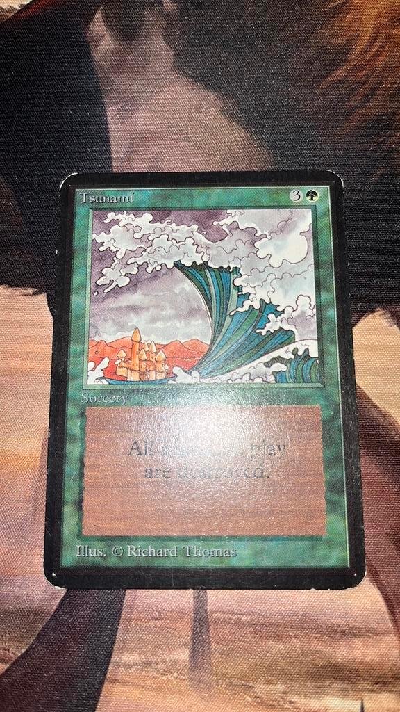 Taunami Alpha, Hobby en Vrije tijd, Verzamelkaartspellen | Magic the Gathering, Zo goed als nieuw, Ophalen of Verzenden