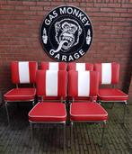 FIFTIES SIXTIES AMERIKAANSE BEL AIR DINER STOELEN MET TAFEL, Huis en Inrichting, Stoelen, Ophalen, Vijf, Zes of meer stoelen, Metaal