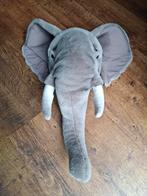 Dierenkop ijsbeer en olifant, Kinderen en Baby's, Kinderkamer | Inrichting en Decoratie, Ophalen, Zo goed als nieuw, Wanddecoratie