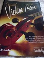Klassieke Viool Trio's met Cello (optioneel), Klassiek, Overige soorten, Ophalen of Verzenden, Zo goed als nieuw