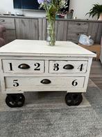 Bon prix Verrijdbare Salontafel met lades, Ophalen, Gebruikt, 50 tot 100 cm, Vierkant