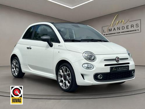 Fiat 500C 1.0 Hybrid Sport 2022 WIT | Cabrio | Leder | Displ, Auto's, Fiat, Bedrijf, 500C, ABS, Airbags, Airconditioning, Android Auto