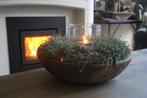 **OPHEFFINGSUITVERKOOP** grote zware houten schaal, Huis en Inrichting, Woonaccessoires | Schalen en Manden, Ophalen, Nieuw, Rond