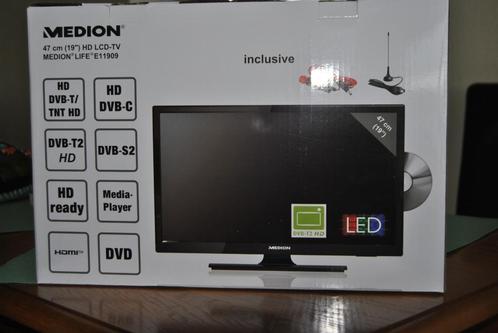 Medion 19 inch LED-TV/DVD combi Nieuw in doos, Audio, Tv en Foto, Televisies, Nieuw, LED, 40 tot 60 cm, HD Ready (720p), Overige merken