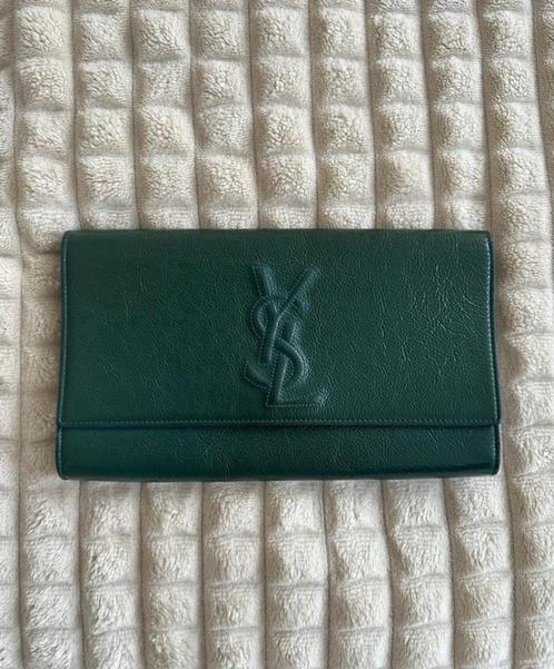 Yves Saint Laurent - YSL - Leather Belle de Jour Clutch, Sieraden, Tassen en Uiterlijk, Tassen | Damestassen, Gebruikt, Avondtasje