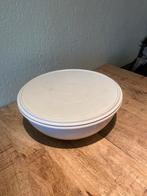 Grote Tupperware Schaal ( wit, 32 cm Doorsnee), Schaal, Gebruikt, Ophalen of Verzenden, Wit