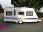 Hobby De luxe 450 UB Vast Bed en Rondzit+Mover, Caravans en Kamperen, Caravans, Hobby, Bedrijf, 750 - 1000 kg, 6 tot 7 meter