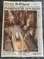 Telegraaf 16-10-2002, Afscheid Prins Claus, Verzamelen, Tijdschriften, Kranten en Knipsels, Ophalen of Verzenden