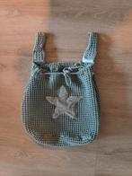 Speelgoed zak voor aan box zeegroen wafel katoen, Ophalen of Verzenden, Gebruikt, Overige soorten