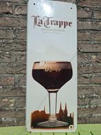Emaillebord La Trappe trappist, Verzamelen, Biermerken, Ophalen of Verzenden, Zo goed als nieuw, Reclamebord, Plaat of Schild