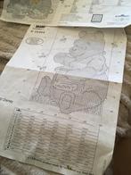 Losse patronen Paddington en Winney the Pooy., Hobby en Vrije tijd, Borduren en Borduurmachines, Ophalen of Verzenden, Gebruikt