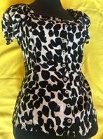 Nieuw: zwarte-witte mouwloze blouse. Maat M. H&M., Kleding | Dames, Blouses en Tunieken, Maat 38/40 (M), H&M, Overige kleuren