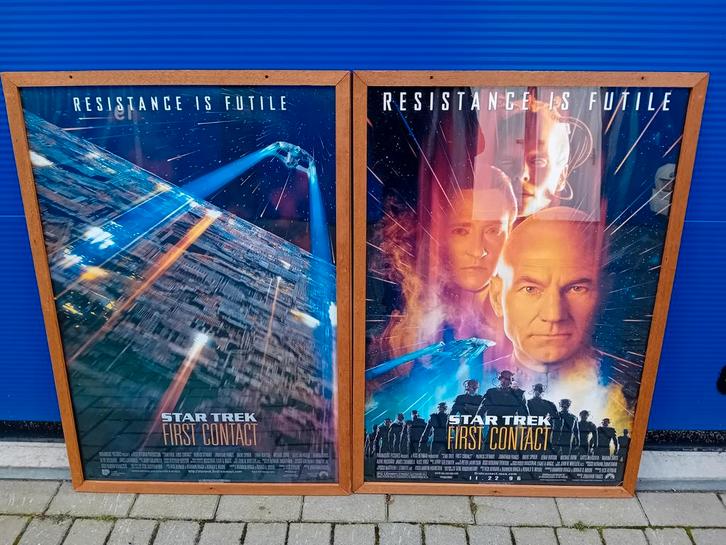 Originele Star Wars Bioscoop Posters 1996 Ingelijst, Verzamelen, Star Wars, Boek of Poster, Ophalen