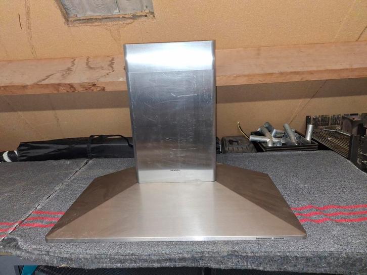 Afzuigkap 90cm RVS Schouwmodel, Witgoed en Apparatuur, Afzuigkappen, Gebruikt, Wandschouwkap, Ophalen