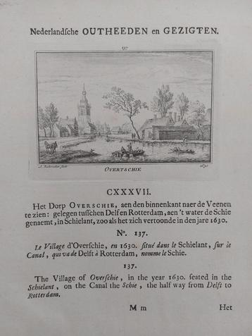 137 / Overtschie - Overschie Gravure A. Rademaker 1e druk beschikbaar voor biedingen