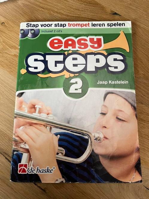 Easy steps deel 2, Muziek en Instrumenten, Bladmuziek, Zo goed als nieuw, Les of Cursus, Overige genres, Trompet, Ophalen of Verzenden