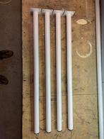 Tafelpoten set 4 stuks - wit - rond, Tafelpoot, Minder dan 50 cm, Gebruikt, 50 tot 100 cm
