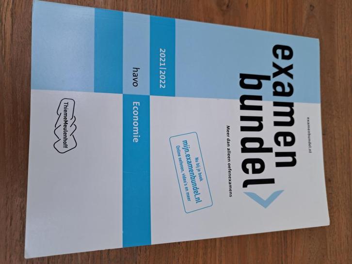 examenbundel havo Economie ISBN 9789006491500, Boeken, Schoolboeken, Zo goed als nieuw, Economie, HAVO, Ophalen of Verzenden
