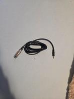 Audio kabel - XLR naar 3.5mm jack, Ophalen of Verzenden, Zo goed als nieuw, Minder dan 2 meter, Overige kabels