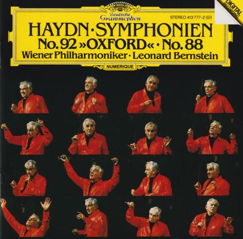 HAYDN Symphonien no. 92 & 88 CD BERNSTEIN DG, Cd's en Dvd's, Cd's | Klassiek, Gebruikt, Orkest of Ballet, Classicisme, Ophalen of Verzenden