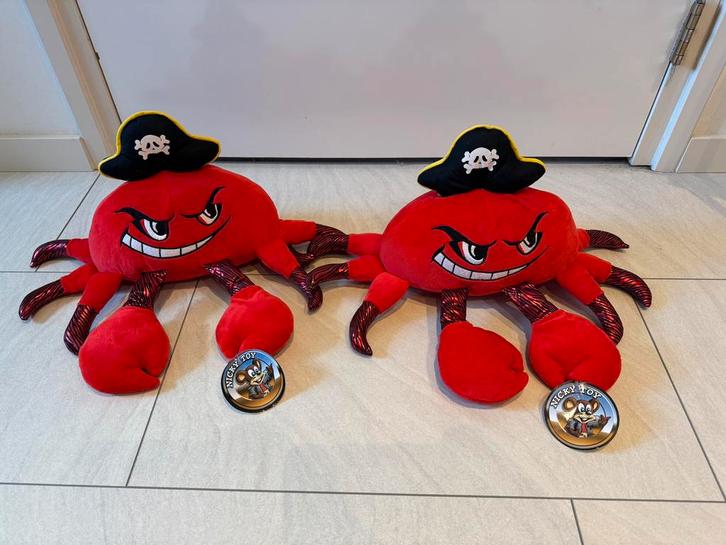 Knuffels: piraat / kapitein krab - nieuw, Kinderen en Baby's, Speelgoed | Knuffels en Pluche, Nieuw, Overige typen, Ophalen of Verzenden
