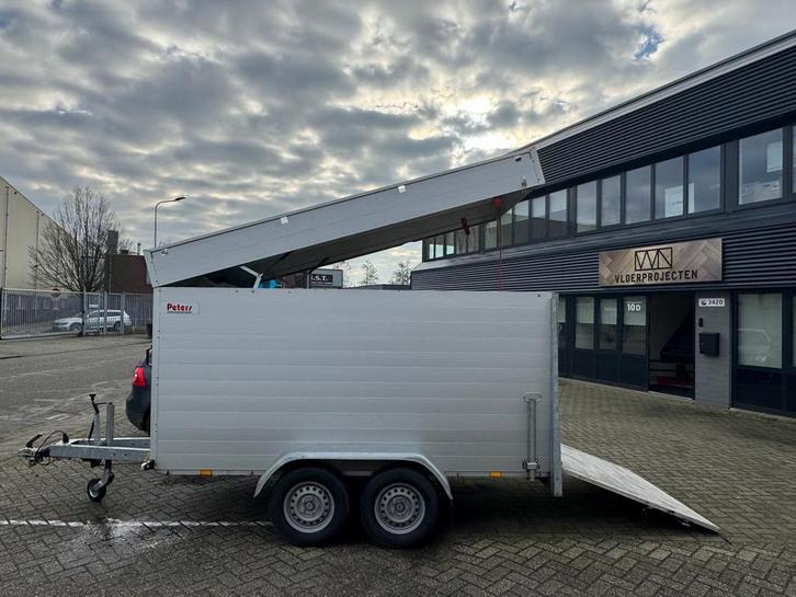 Gesloten aanhanger 2500kg met laadklep, Auto diversen, Aanhangers en Bagagewagens, Gebruikt, Ophalen