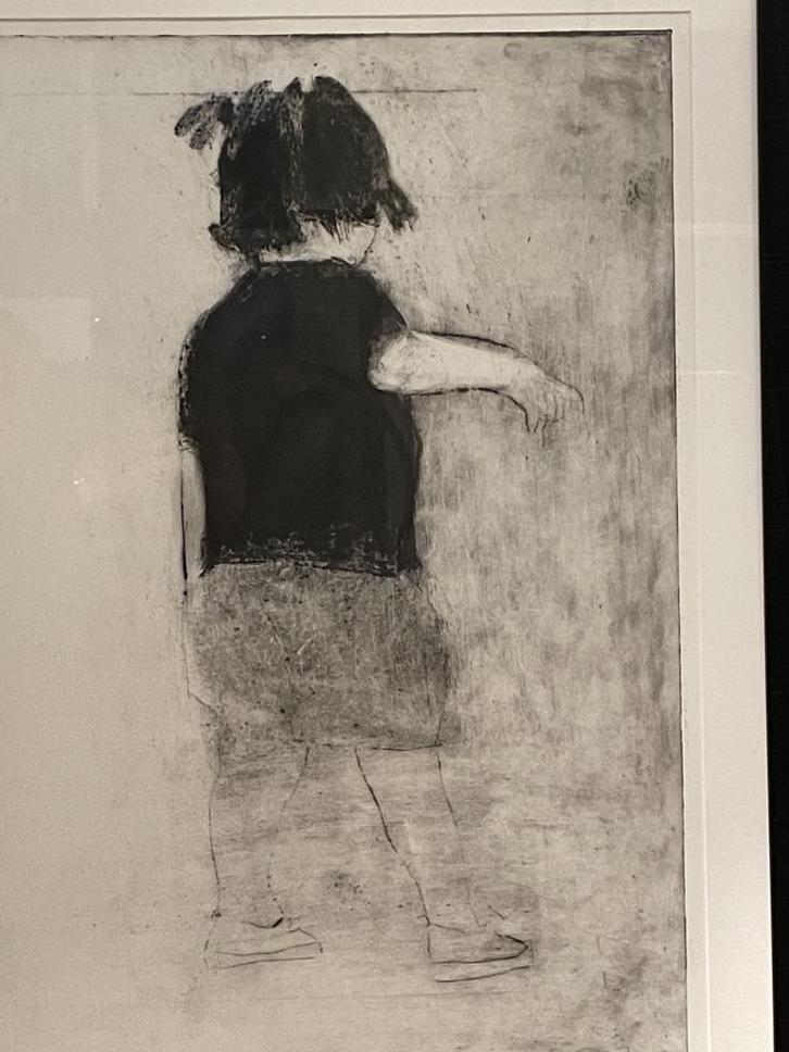 Krin Rinsema - grote ets in kleine oplage - fraai gelijst, Antiek en Kunst, Kunst | Etsen en Gravures, Ophalen