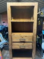 Mooie smalle kast, Huis en Inrichting, Ophalen, Teakhout, 50 tot 100 cm, Zo goed als nieuw
