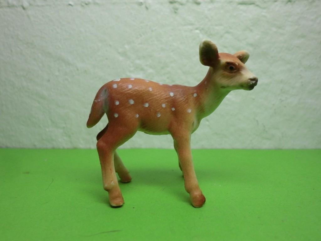 Schleich 14256 wit staart  ree, dierfiguur, Ophalen of Verzenden, Gebruikt, Hert, Beeldje of Figuurtje