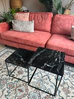 Marmeren bijzettafels, Ophalen, Minder dan 45 cm, Minder dan 55 cm, Zo goed als nieuw