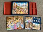 2x 150 puzzel Bekende Disney figuren travelbox opbergvak, Ophalen of Verzenden, Meer dan 50 stukjes, Gebruikt, 6 jaar of ouder