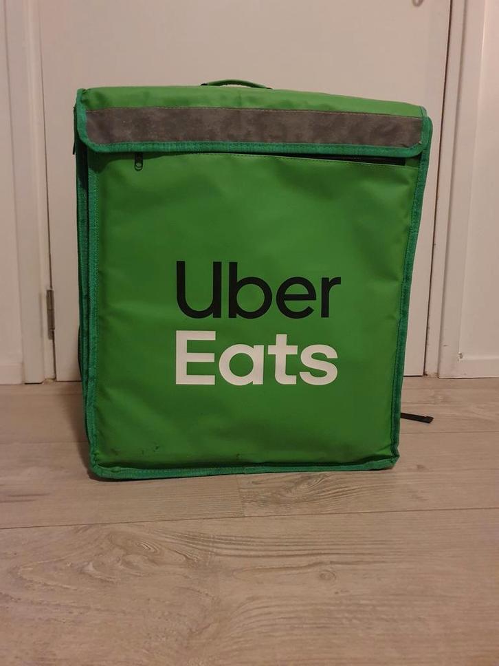 Uber eats bezorgtas groot formaat kompleet, Fietsen en Brommers, Fietsaccessoires | Fietstassen, Zo goed als nieuw, Ophalen of Verzenden
