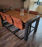 Eettafel boomstamtafel salontafel televisiekast, Huis en Inrichting, Ophalen, Zo goed als nieuw, Rechthoekig, 50 tot 100 cm