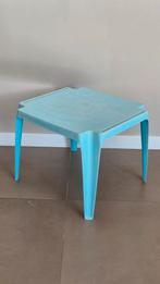 Blauwe kindertafel / speeltafel voor buiten, Kinderen en Baby's, Kinderkamer | Tafels en Stoelen, Ophalen, Gebruikt, Tafel(s)