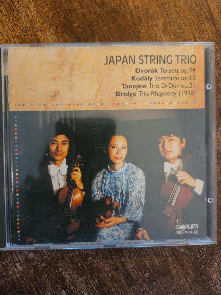 Japan String Trio - Dvorak, Kodaly, Bridge CD, Cd's en Dvd's, Cd's | Klassiek, Zo goed als nieuw, Kamermuziek, Romantiek, Ophalen of Verzenden