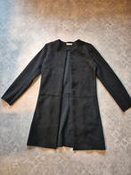 Suedine blazer jas, Maat 34 (XS) of kleiner, Ophalen of Verzenden, Zo goed als nieuw, Zwart