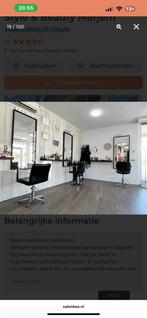 Stoelen en spiegel kapper, Huis en Inrichting, Woonaccessoires | Spiegels, Ophalen