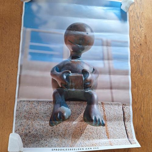 Poster de Toeschouwer Sprookjesbeelden aan zee Scheveningen, Verzamelen, Posters, Gebruikt, Overige onderwerpen, Rechthoekig Staand