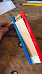 Partij Houten ratels rood/wit/blauw, Ophalen of Verzenden, Nieuw, Overige typen