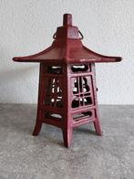 JAPANSE GIETIJZEREN LANTAARN 31 CM, Antiek en Kunst, Ophalen of Verzenden
