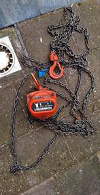 Kettingtakel 1 Ton - Handbediend, Doe-het-zelf en Verbouw, Lieren en Takels, Ophalen, Gebruikt
