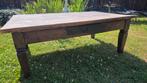 Oud Indische salontafel, Ophalen, 100 tot 150 cm, Teakhout, 50 tot 100 cm