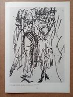 Ernst Ludwig Kirchner lithografische prent, Antiek en Kunst, Kunst | Litho's en Zeefdrukken, Verzenden