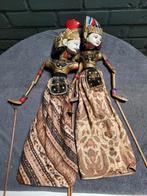 Te koop 2 Indonesische wayang golek poppen, Antiek en Kunst, Curiosa en Brocante, Ophalen of Verzenden