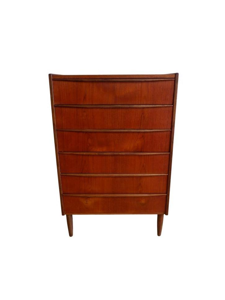 Deense vintage ladekast, jaren 60, Huis en Inrichting, Kasten | Ladekasten, Gebruikt, 100 tot 150 cm, 50 tot 100 cm, 25 tot 50 cm