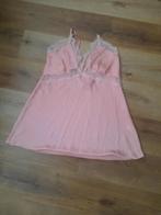 hunkemoller noir satijnen pyjama slipdress XL, Ophalen of Verzenden, Zo goed als nieuw, Maat 46/48 (XL) of groter