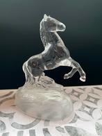 Vintage glazen paard - kristal - kringloopwinkel nochris, Ophalen