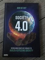 Society 4.0 met handtekening auteur, Ophalen of Verzenden, Nieuw, Bob de Wit