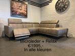 Hoekbank microleer kentucky €1995, Ophalen of Verzenden, Zo goed als nieuw